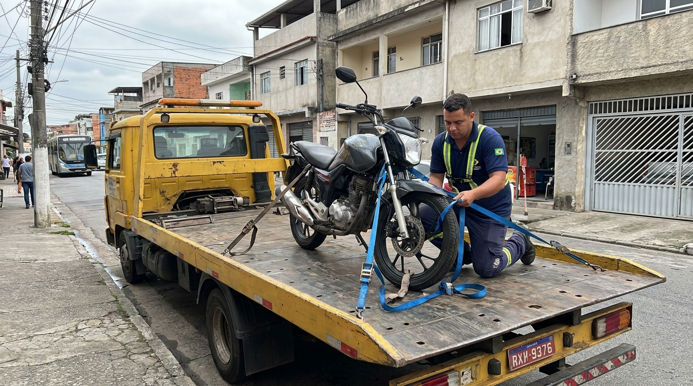 Auxílio para Moto no Local na Aparecida, Santos‑SP