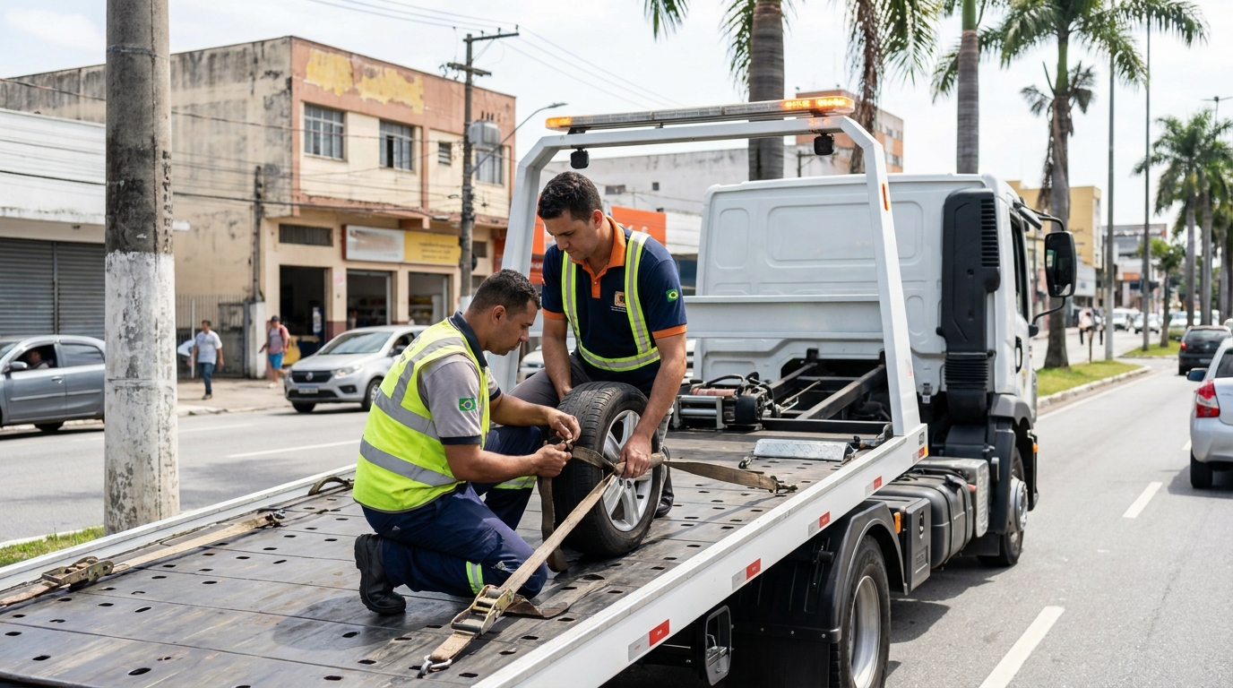 Reboque de Carro na Aparecida, Santos‑SP
