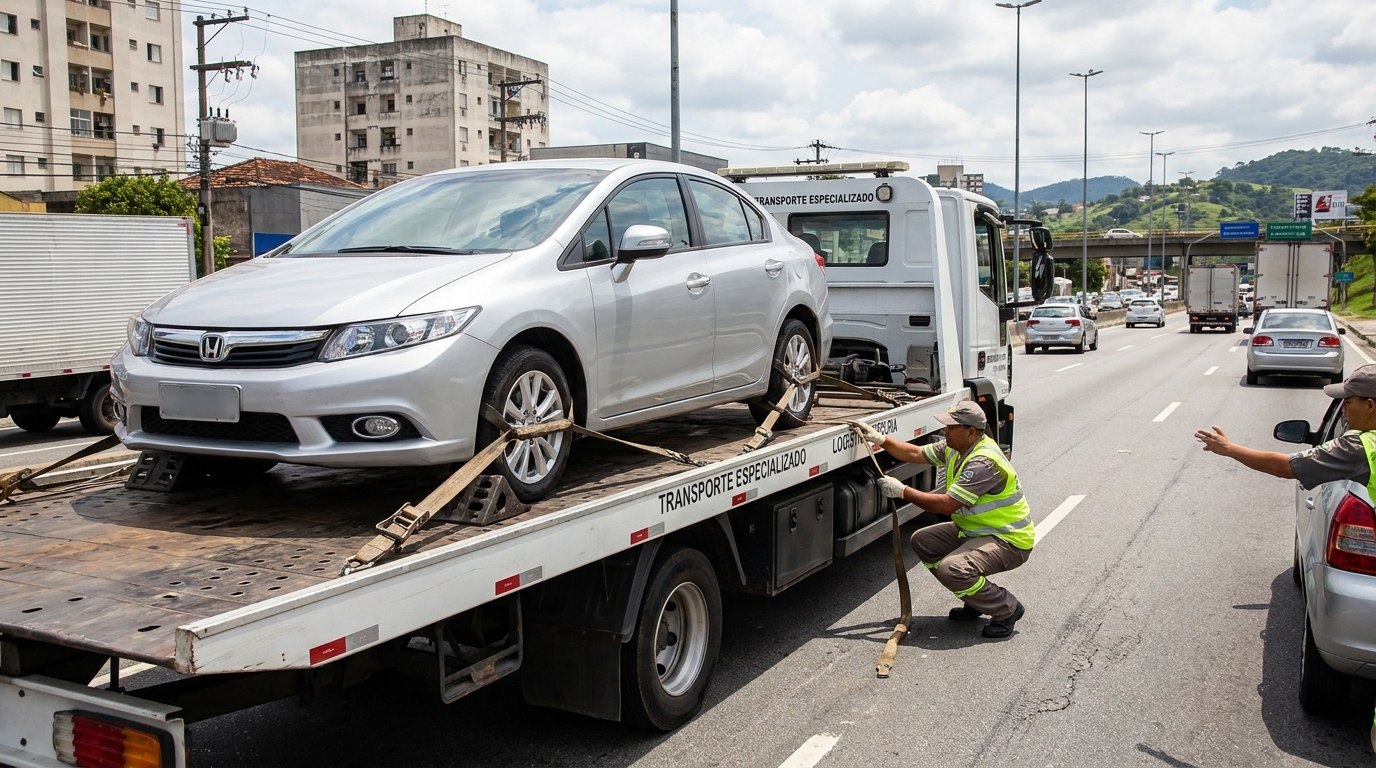 Transporte de Motocicletas em Santos‑SP